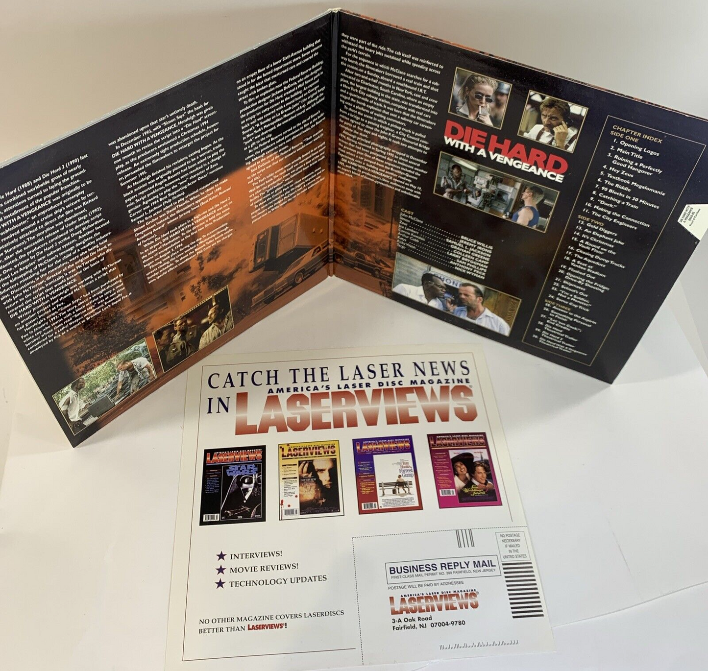 Die Hard (Widescreen Laserdisc Bundle) Die Hard 2/Die Hard 3 -  Tested