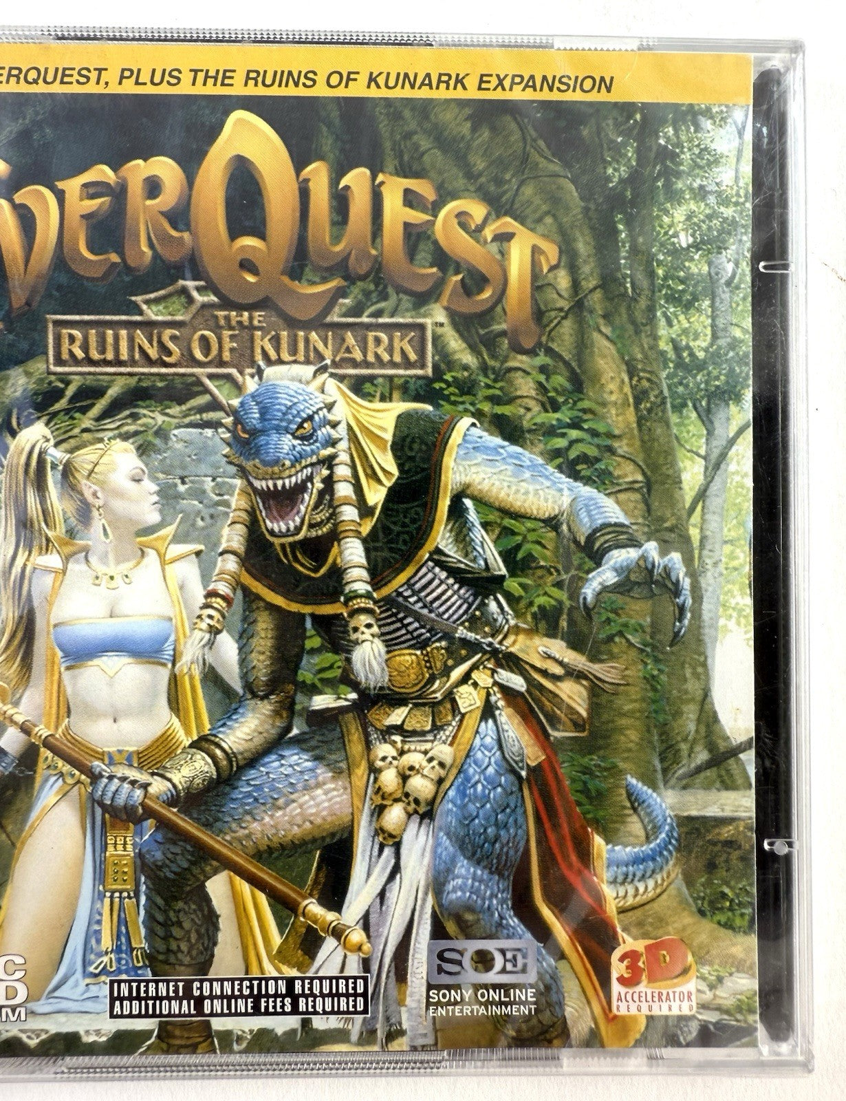 EverQuest + Ruins of Kunark Expansion (PC CD, 2002) New, Factory Sealed