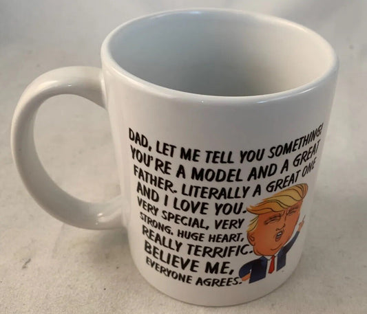 Gift For Dad Funny Trump Mug, Funny Trump Dad Coffee Mug President Donald Trump