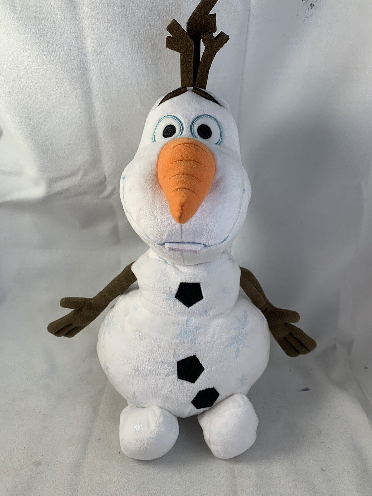 Disney Frozen 2 Olaf Plush Snowflake Sparkles Snowman 13" Plush Toy Frozen II