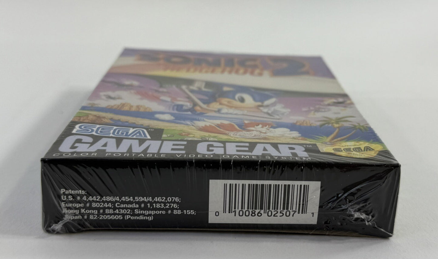 Sonic the Hedgehog 2 (Sega Game Gear, 1992) New, Factory Sealed