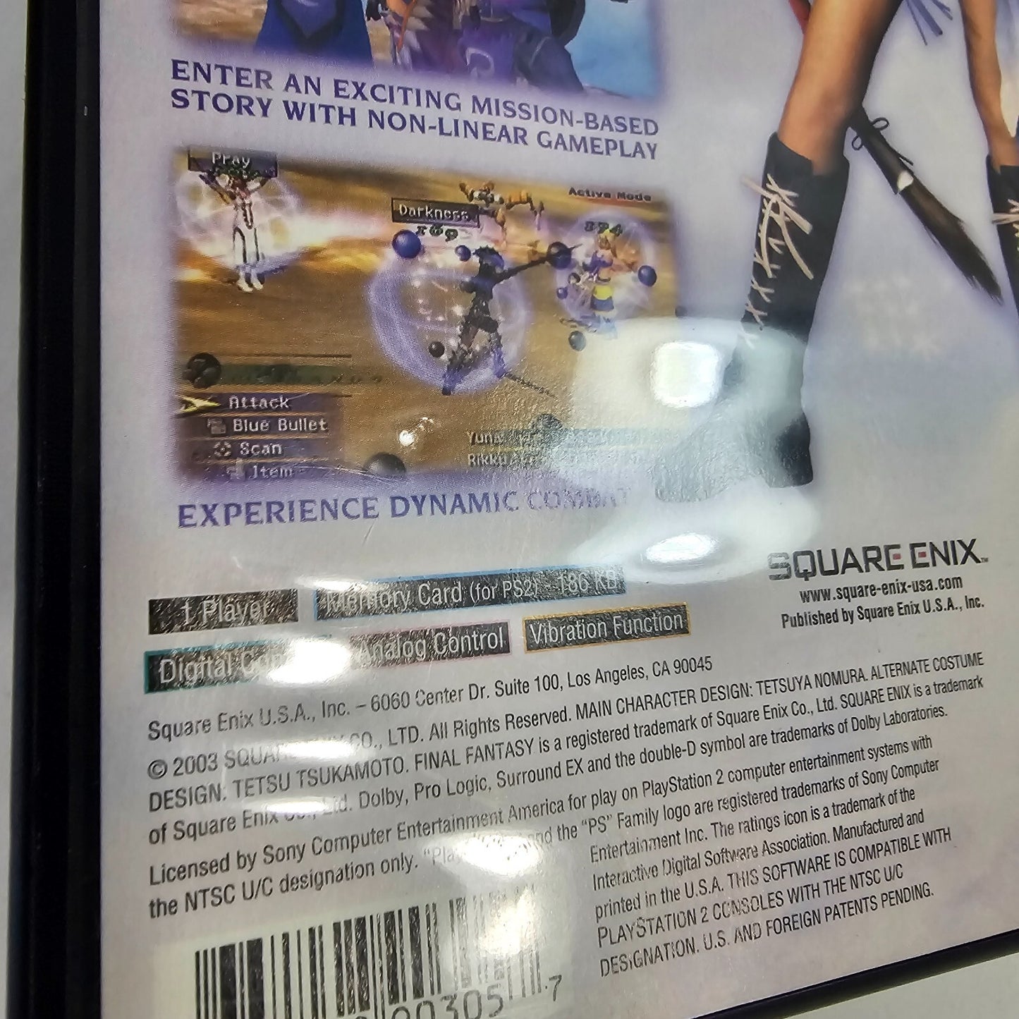 Final Fantasy X-2 (Sony PlayStation 2, 2003) Game and Case - Tested