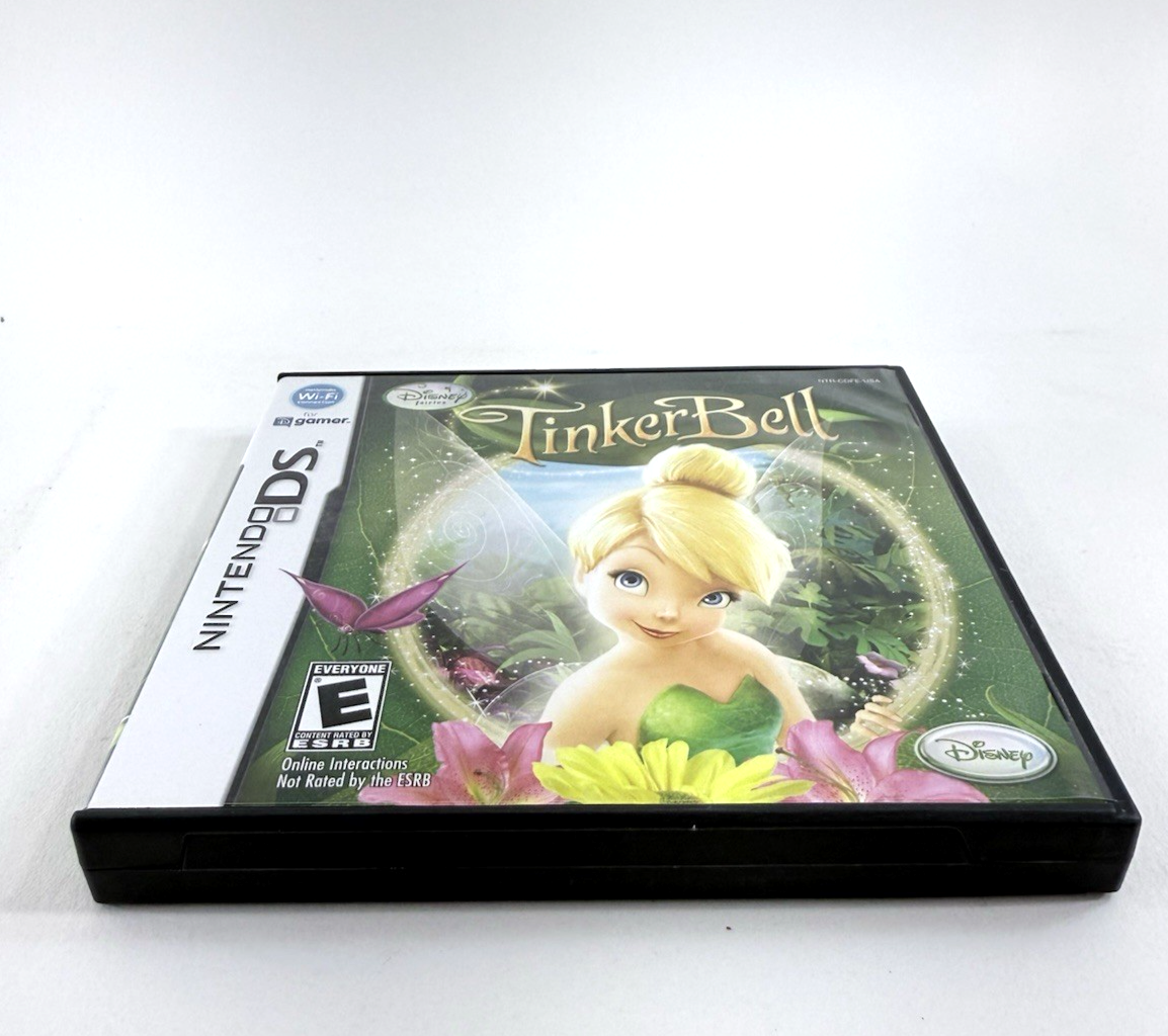 Disney Fairies Tinker Bell (Nintendo DS, 2008) Game Case Manual Inserts - Tested