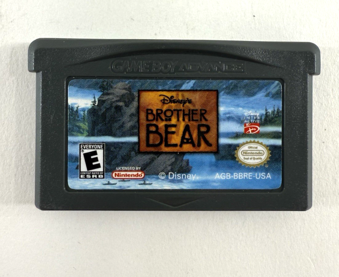 Disney's Brother Bear (GameBoy Advance, 2003) Game Cartridge - Tested