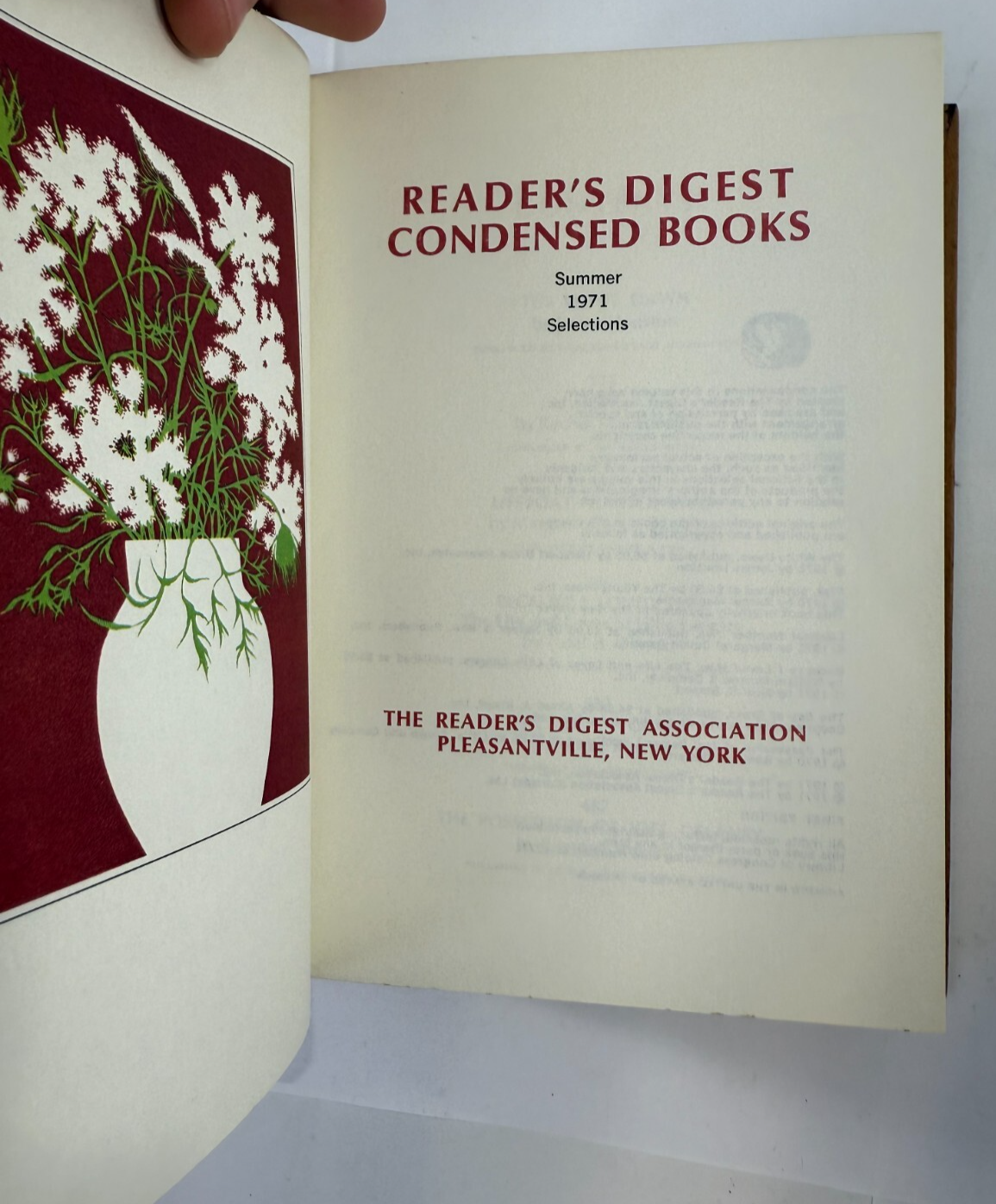 Reader's Digest Condensed Books 1971, 1972, 1973 bundle (10 First Ed. Hardcover)