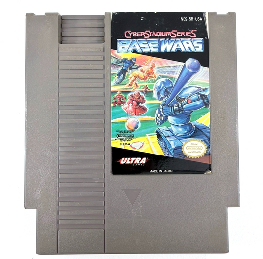 Cyber Stadium Series Base Wars (Nintendo NES, 1991) Game Cartridge - Tested