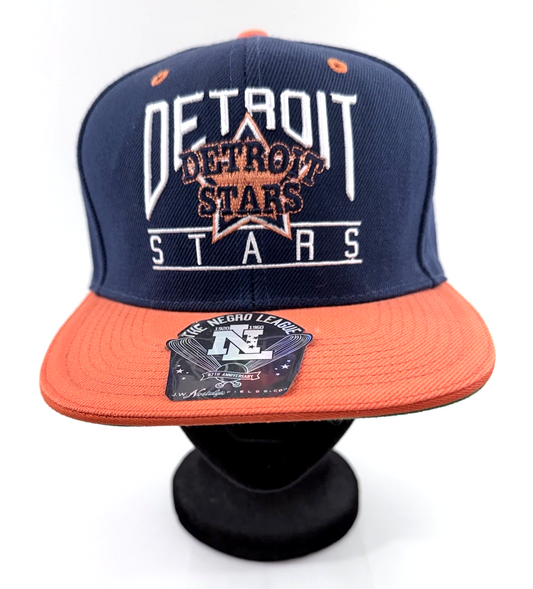 J. W. Nostalgic Fields Detroit Stars Negro League 87th Anniversary Snapback Cap