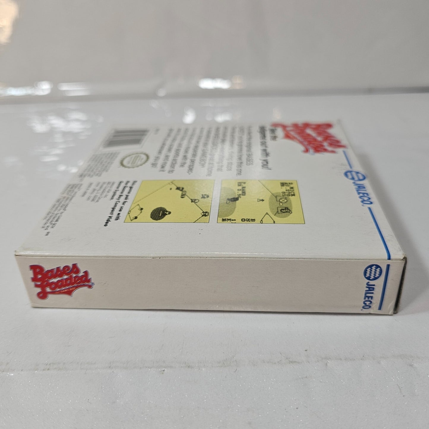 Bases Loaded (GameBoy, 1990) Game Box Manual Inserts Poster Registration -Tested