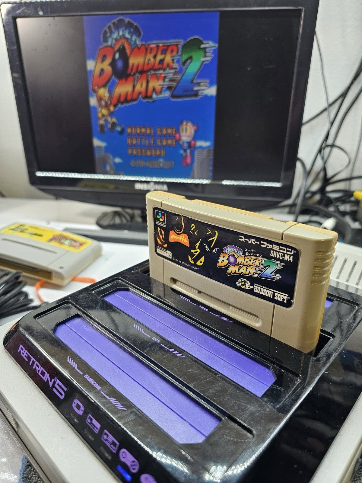 Super Bomberman 2 (Super Famicom, 1994) Game Cartridge - Tested and Working