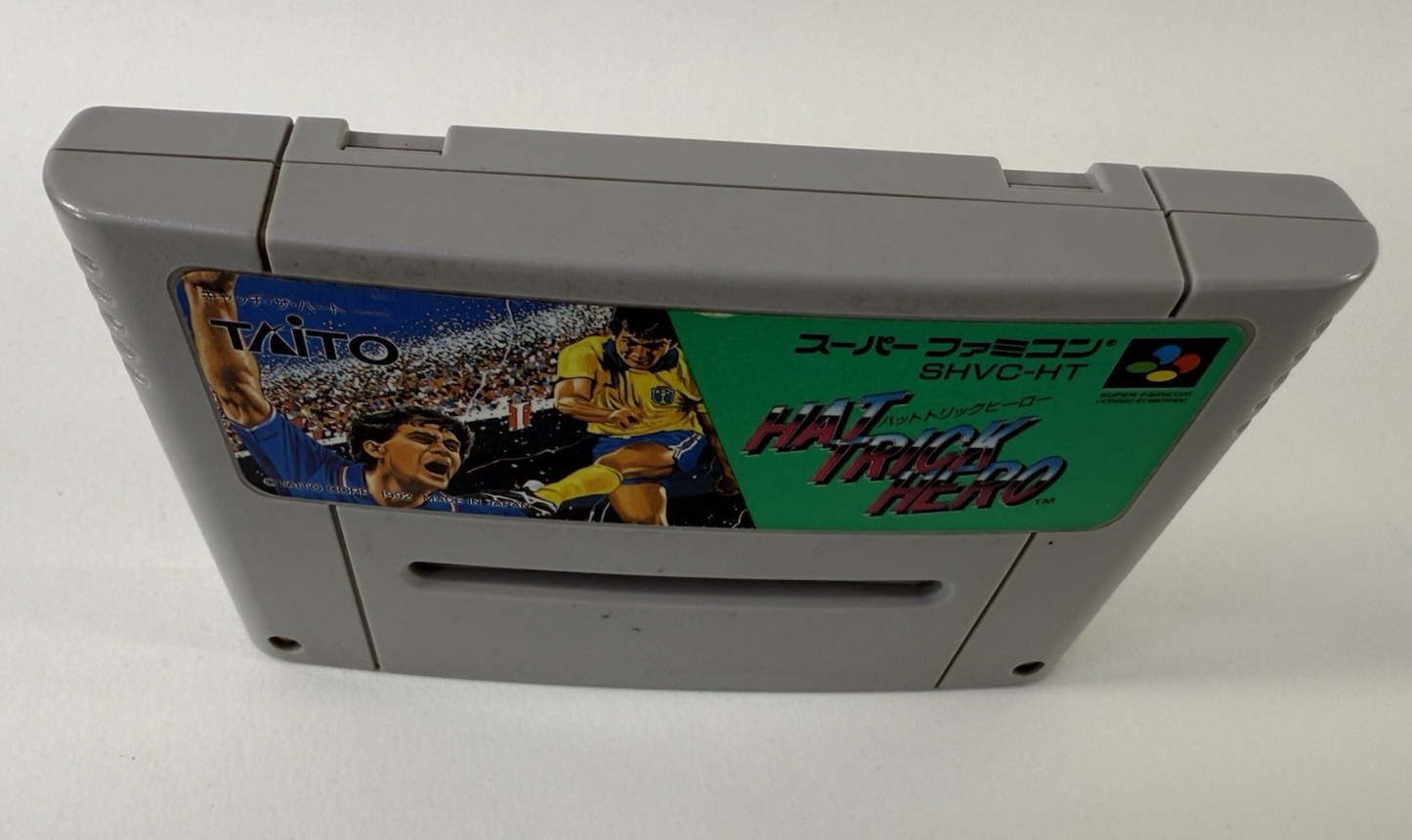 Hat Trick Hero (Nintendo Super Famicom, 1992) - Japanese Cartridge - Tested