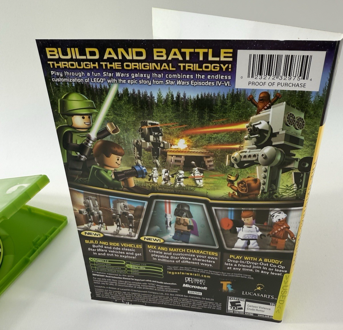 LEGO Star Wars II: The Original Trilogy (Xbox ,2006) Game and Case - Tested