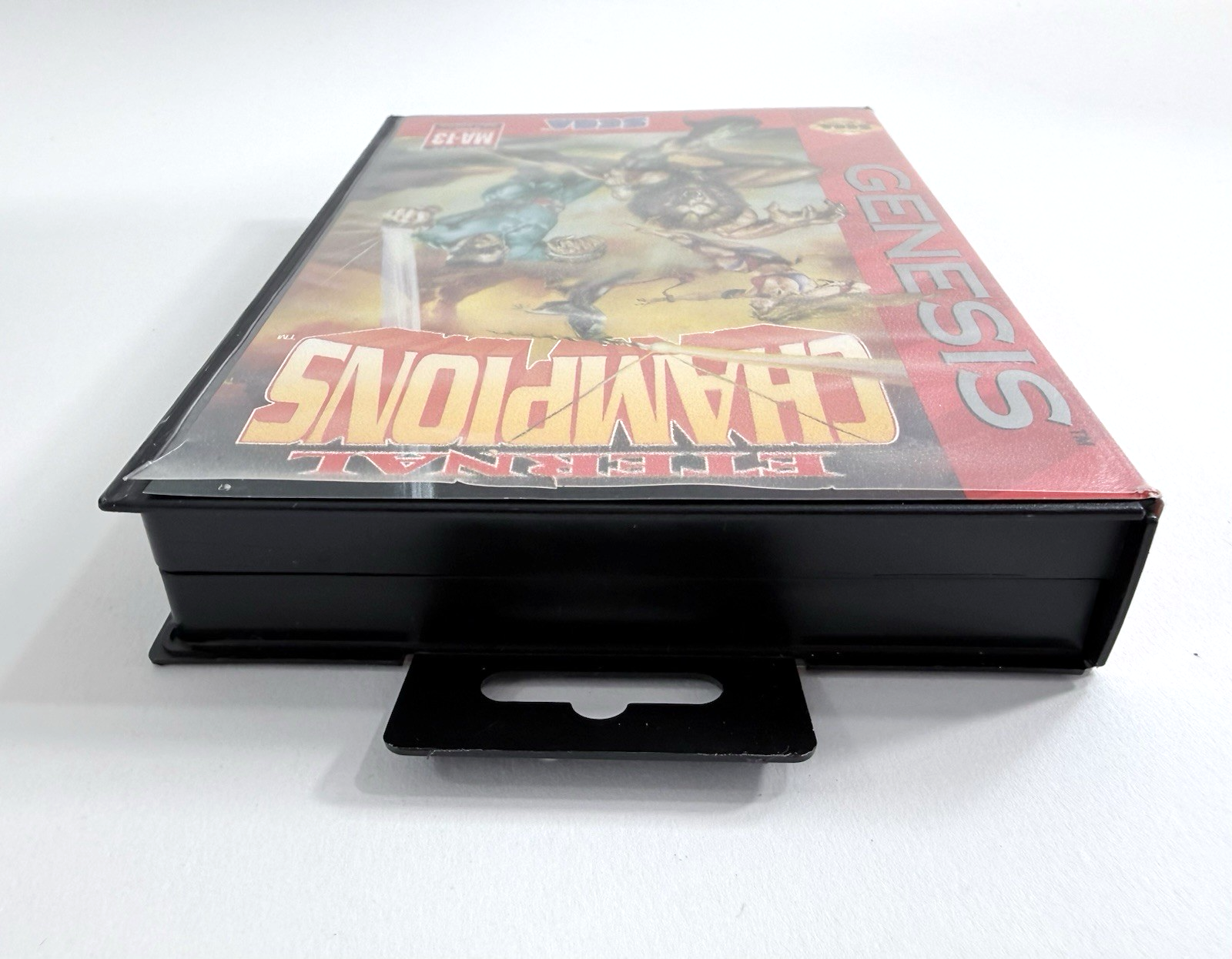 Eternal Champions (Sega Genesis, 1993) Game, Case, Manual, Insert - Tested