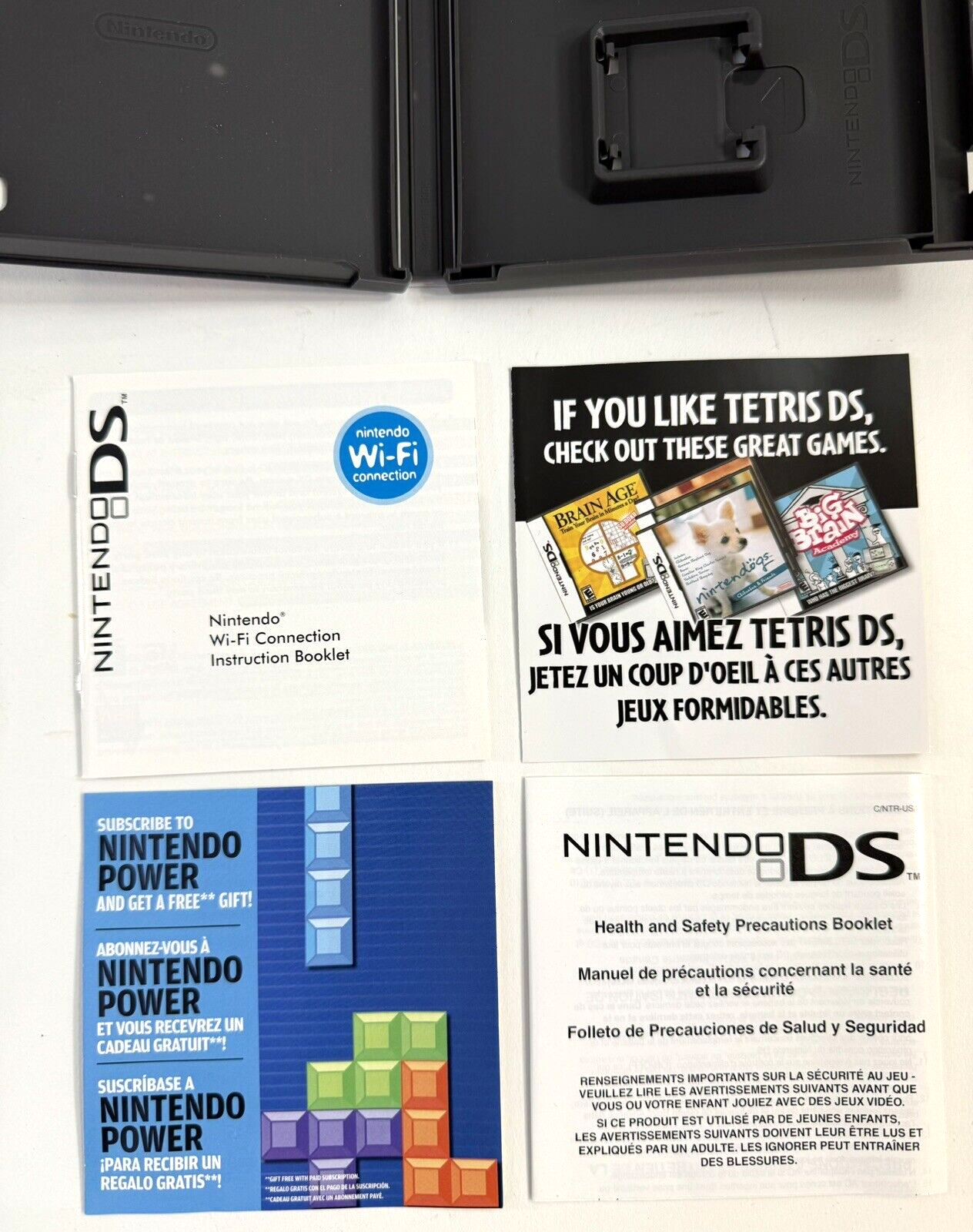 Tetris DS (Nintendo DS, 2006) Replacement Case & Inserts - No Game