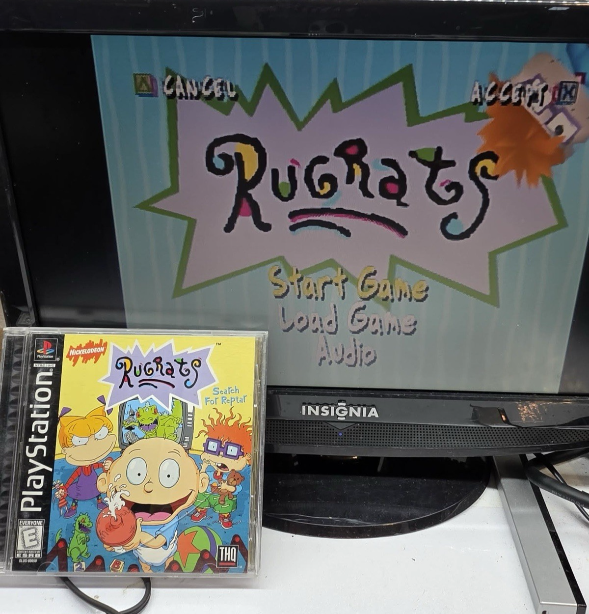 Rugrats: Search for Reptar (PlayStation 1, 1998) Game Case Manual Registration