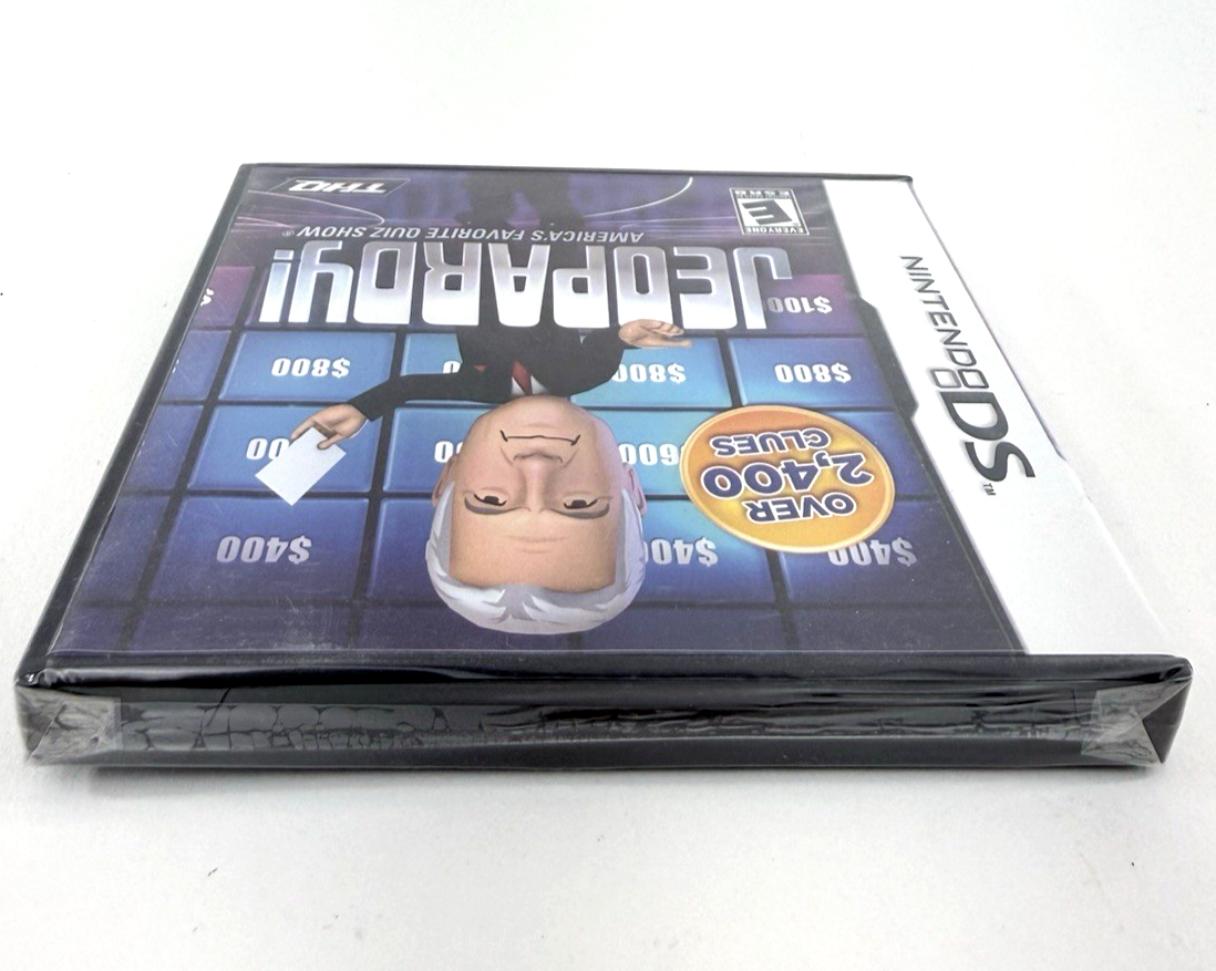 Jeopardy (Nintendo DS, 2010) New, Factory Sealed Alex Trebek Quiz Game