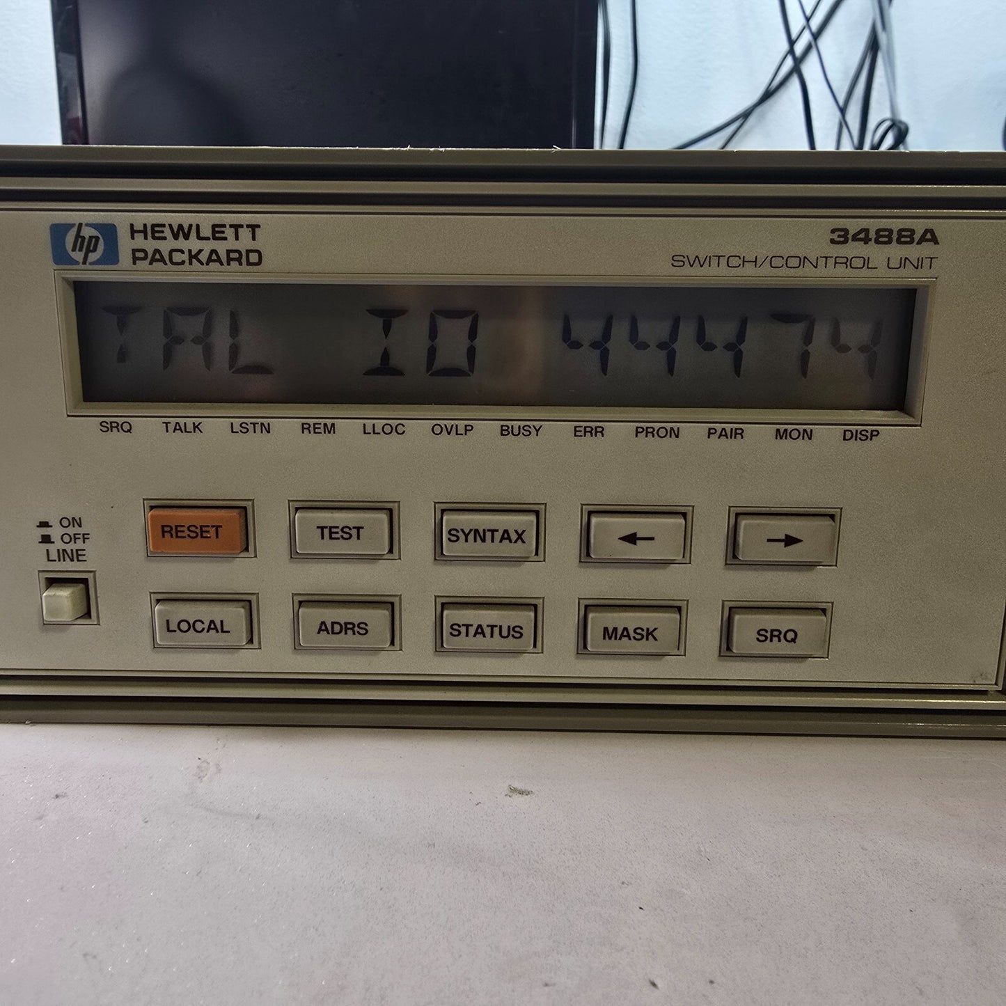 HP Agilent 44474A Digital Input/Output Switch Module - Tested and Working (1155)