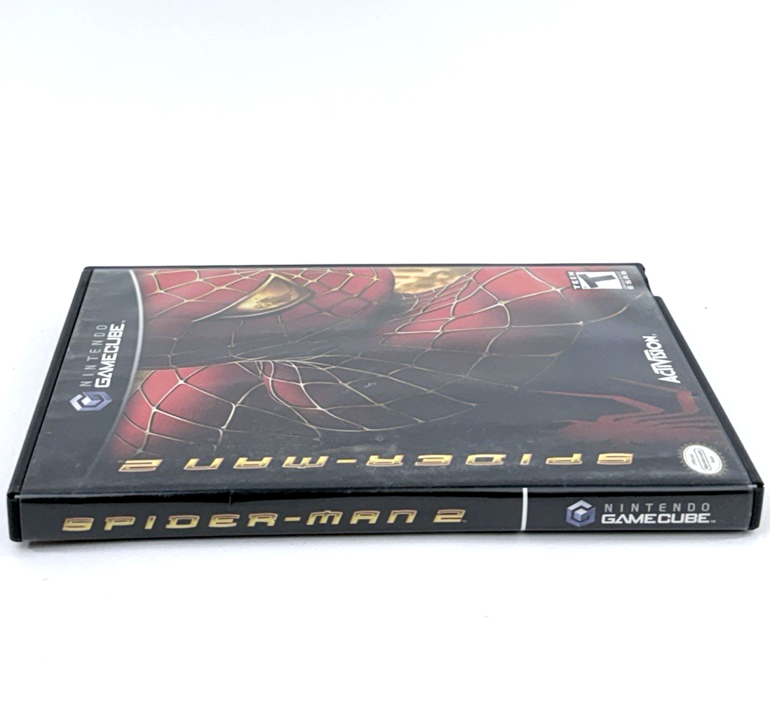 Spider-Man 2 Nintendo GameCube Original Case, Cover Art, Manual - No Game
