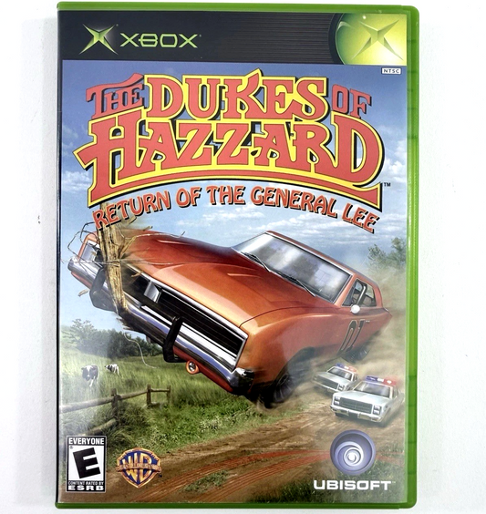 Dukes of Hazzard: Return of the General Lee (Xbox, 2004) Game Case Manual Reg.