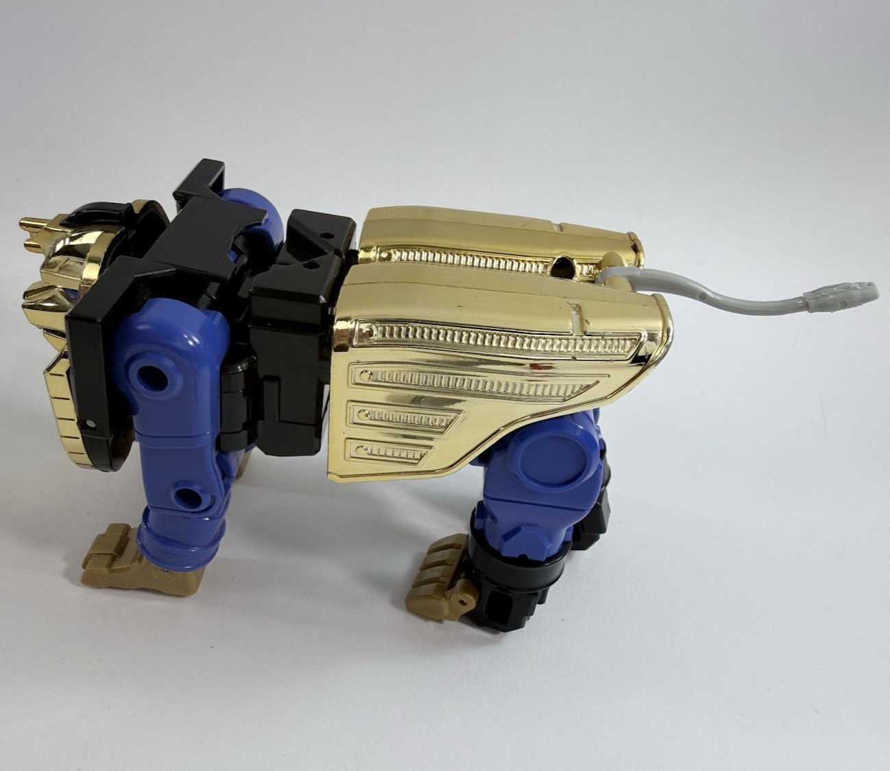 Bandai 1996 Power Rangers Deluxe Zeo Megazord & Red Battlezord Puncher - Tested