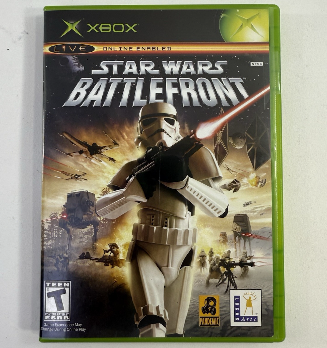 Star Wars: Battlefront (Microsoft Xbox, 2004) Game Case Manual - Tested