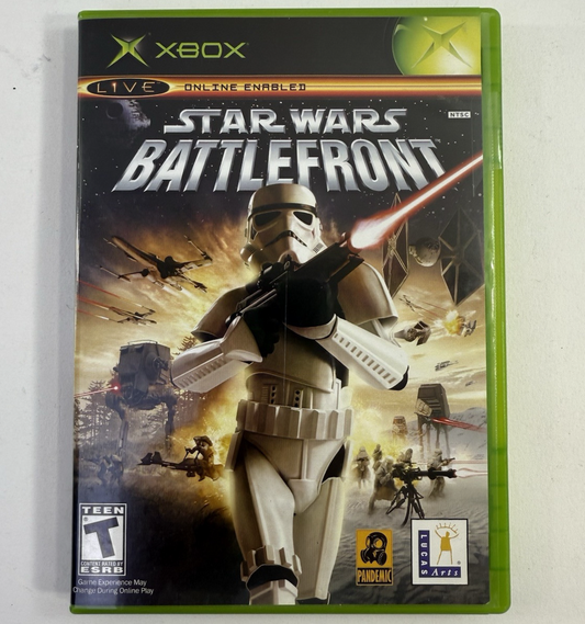 Star Wars: Battlefront (Microsoft Xbox, 2004) Game Case Manual - Tested