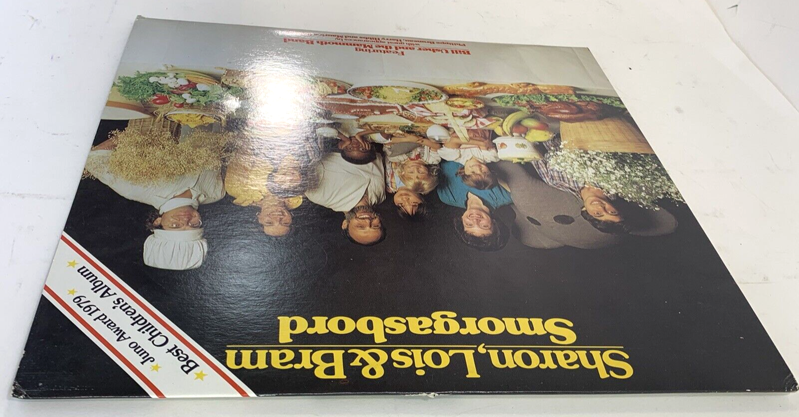 Sharon Lois & Bram: Smorgasbord (Vinyl LP, 1984 Reprint) w/Song Book - Tested