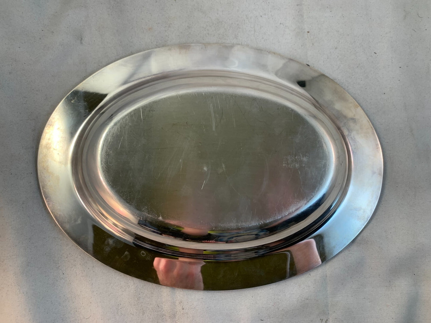 International Silver Company Camille 6012 Oval Divided Serving Dish