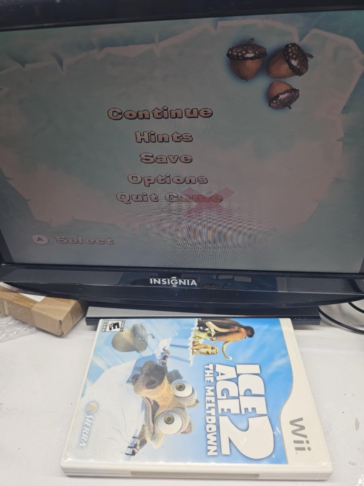 Ice Age 2: The Meltdown (Nintendo Wii, 2006) Game and Case - Tested