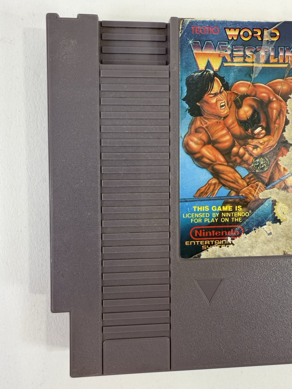 Tecmo World Wrestling (Nintendo NES, 1990) Game Cartridge - Tested and Working