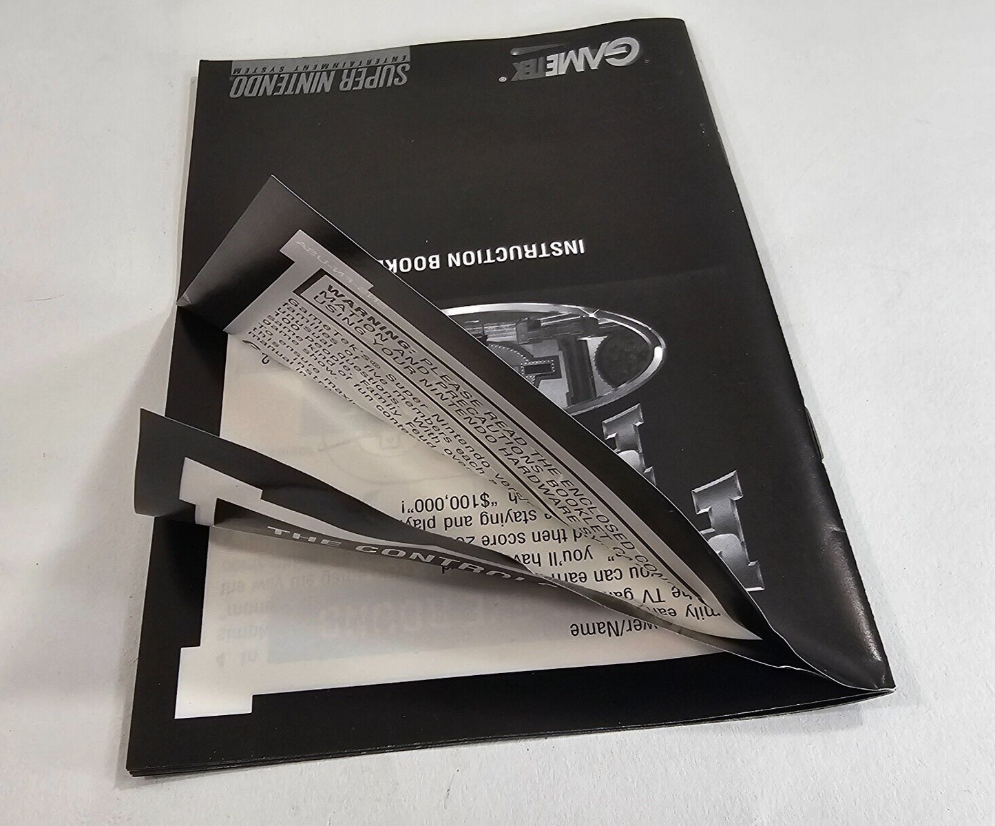 Family Feud (Super Nintendo Entertainment System, 1993) Game Box Manual Insert