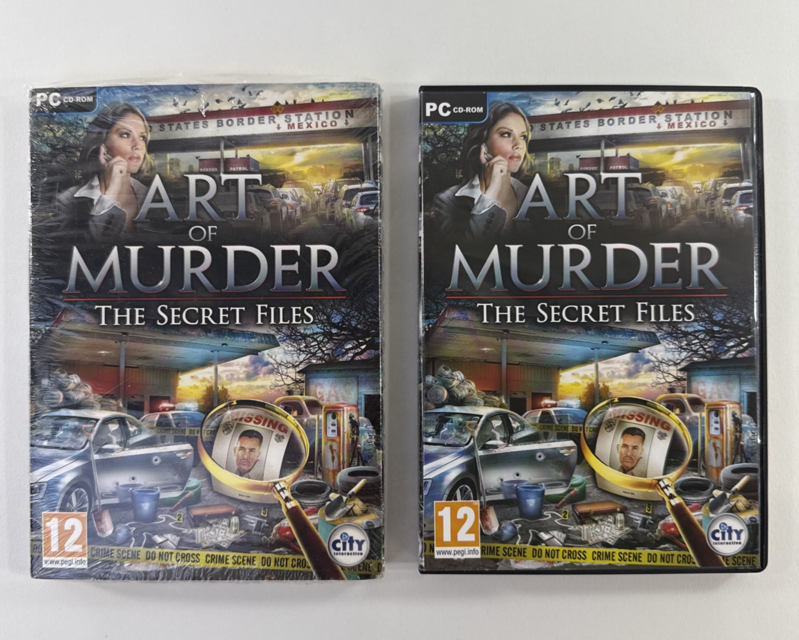Art Of Murder: The Secret Files (PC CD, 2010) Game Case Manual Sleeve - Untested