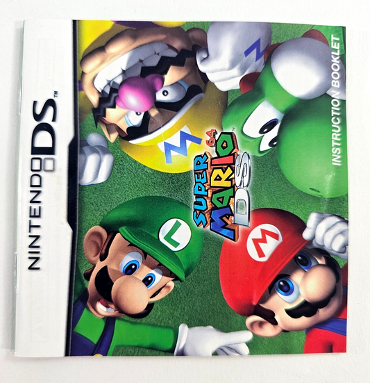 Super Mario 64 DS (Nintendo DS, 2004) Replacement Manual Only