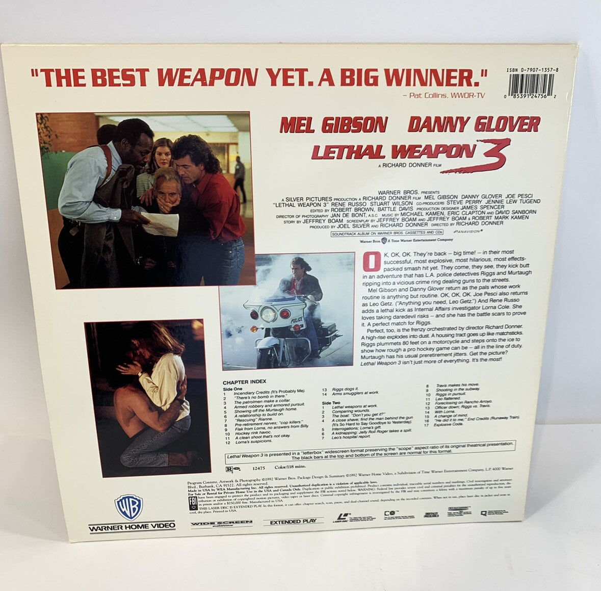 Lethal Weapon (Laserdisc Film Bundle) Lethal Weapon 2/3 - Tested