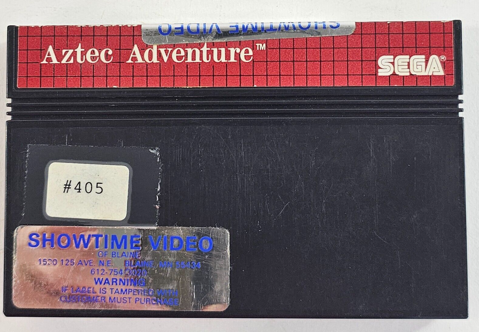 Aztec Adventure (Sega Master System, 1988) Game and Case - Tested - Read