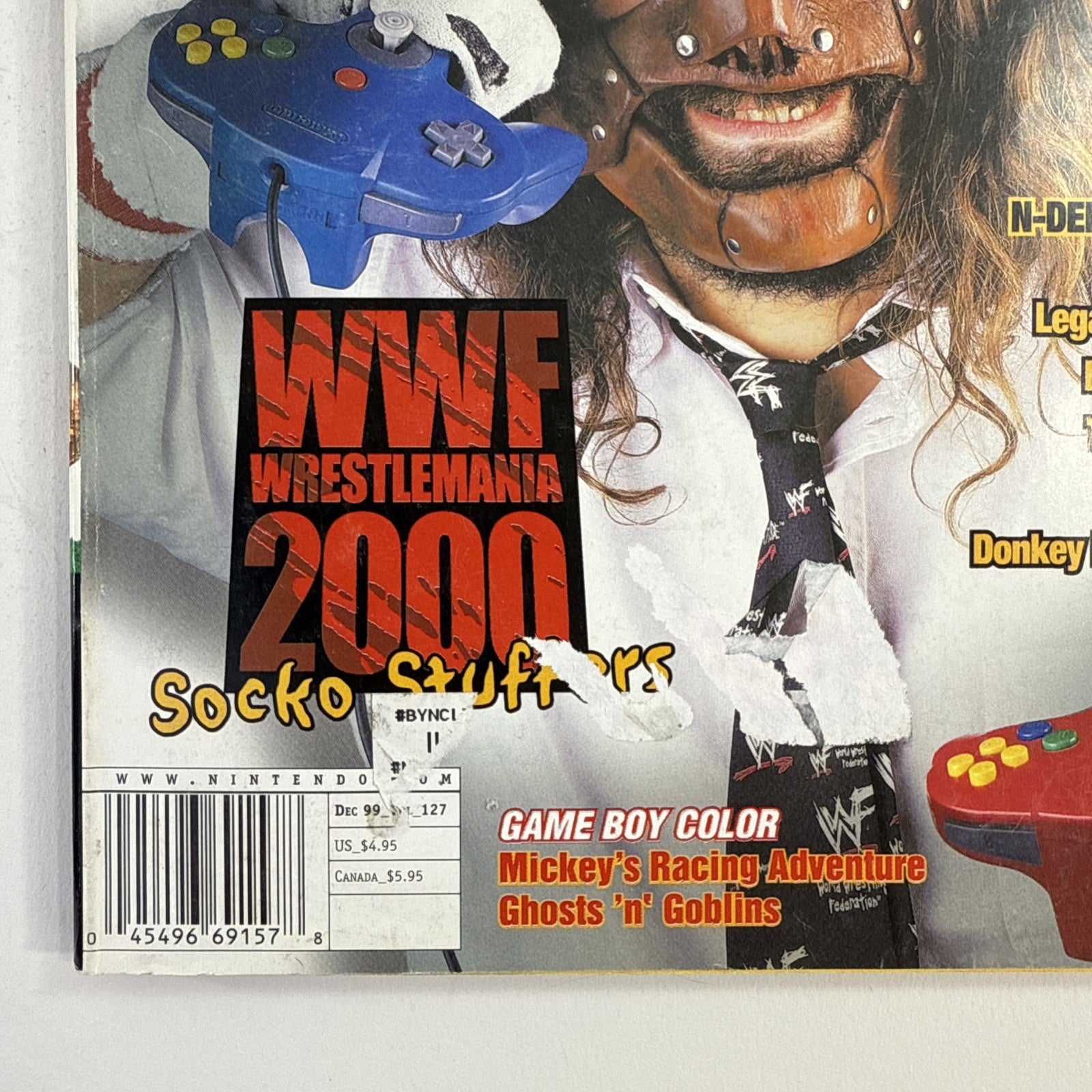 Nintendo Power Magazine Vol 127 Dec '99 with Toy Story 2 Poster, Comic, Inserts