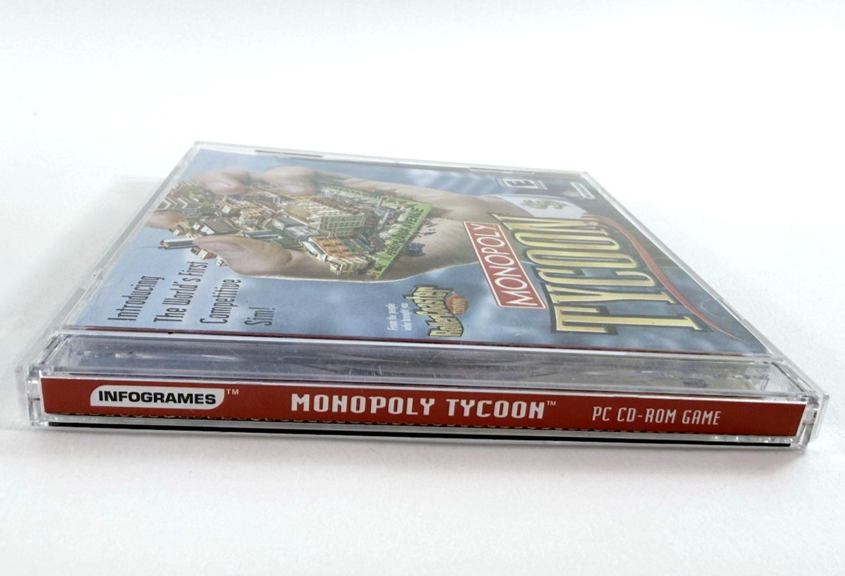 Monopoly Tycoon (PC CD, 2001) Windows 95/98/ME - Tested and Working