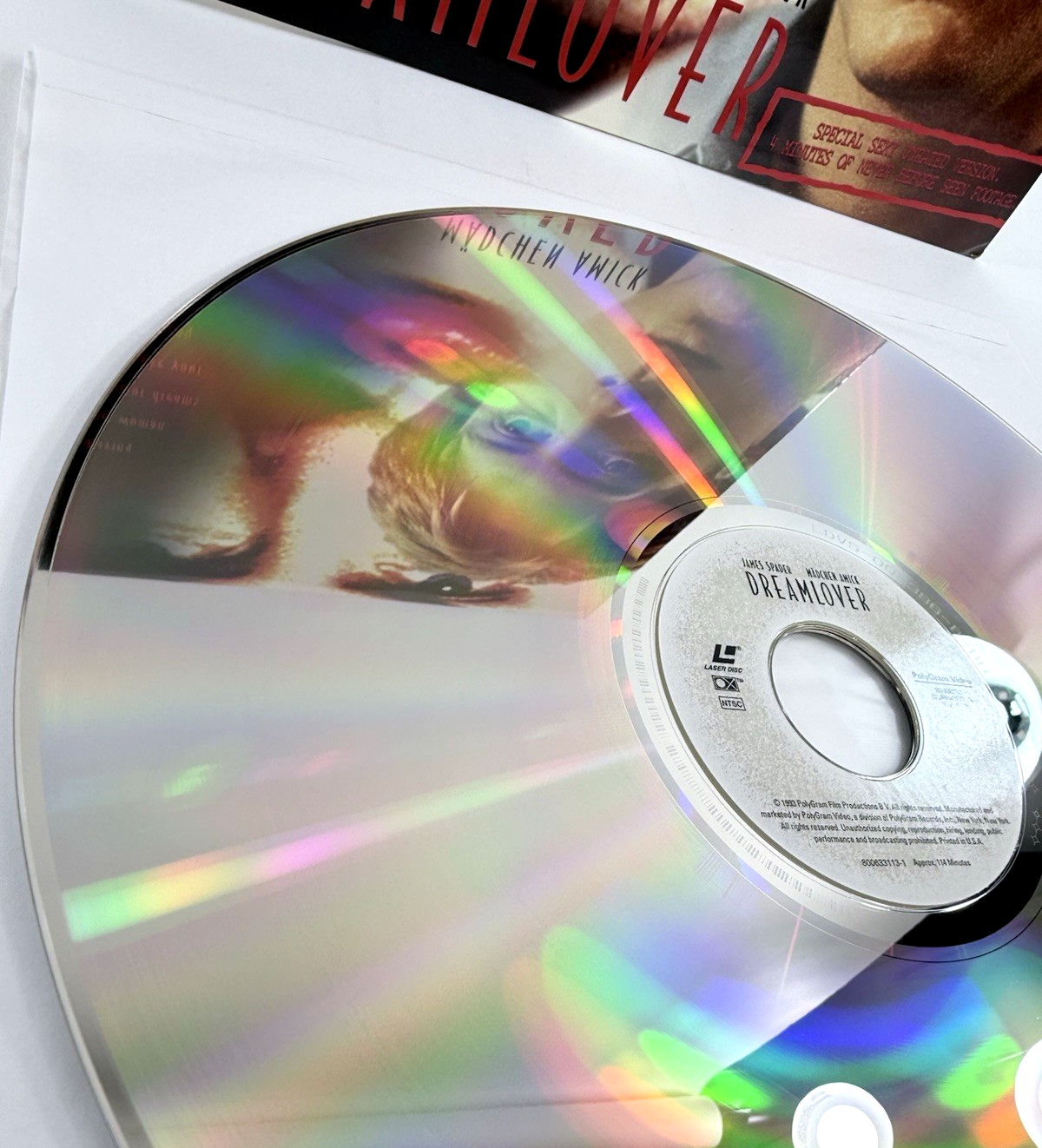 Dream Lover (Laserdisc, 1994, Extended Play) James Spader Madchen Amick - Tested
