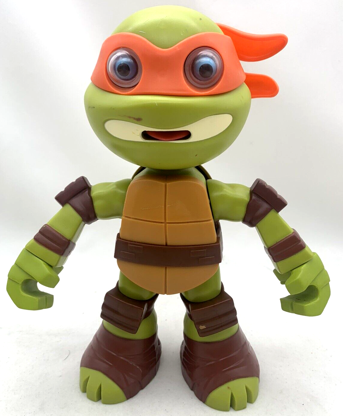 Viacom 2015 Teenage Mutant Ninja Turtles 9”Michelangelo Squeeze Em Action Figure