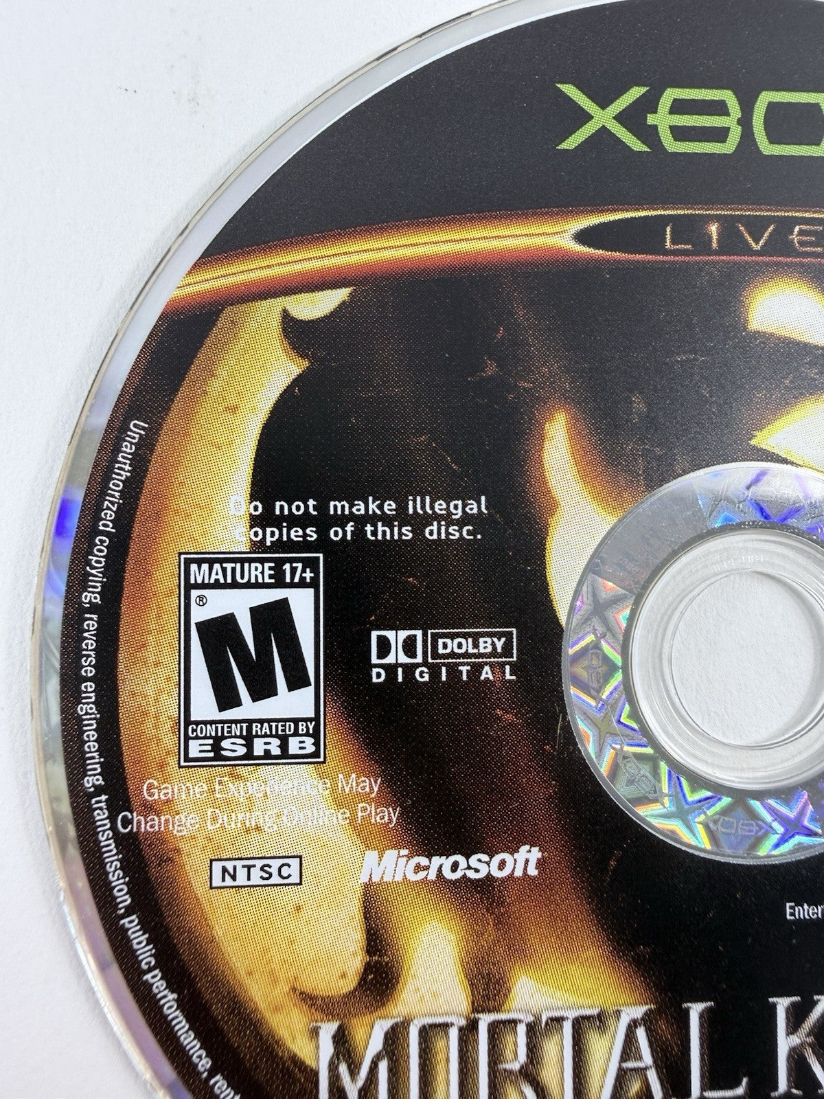 Mortal Kombat: Deception (Microsoft Xbox, 2004) Game Disc - Tested