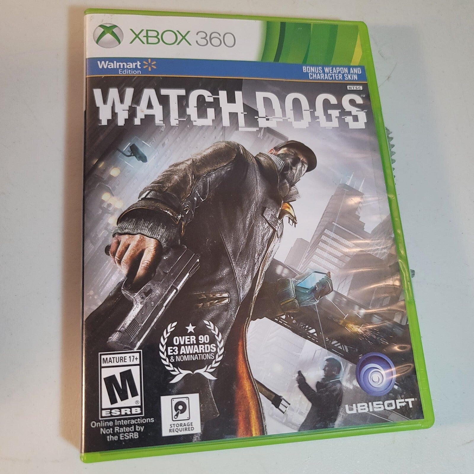 Watch Dogs (Microsoft Xbox 360, 2014) No Manual - 2 Discs