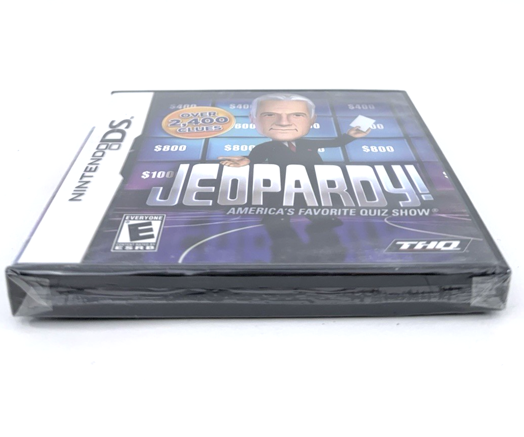 Jeopardy (Nintendo DS, 2010) New, Factory Sealed Alex Trebek Quiz Game