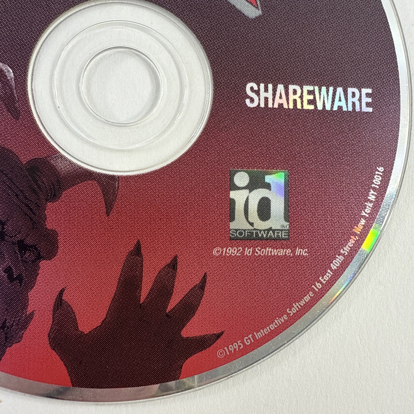 DOOM Shareware Demo ID Software Promo 1995 PC CD-ROM Game for MS-DOS