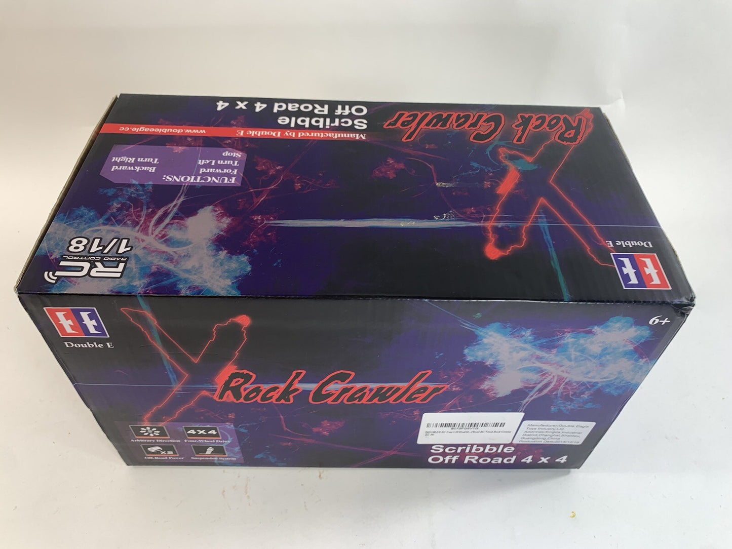 Double E Rockcrawler RC Control 1/18 Scribble Off Road 4x4 Remote - Tested