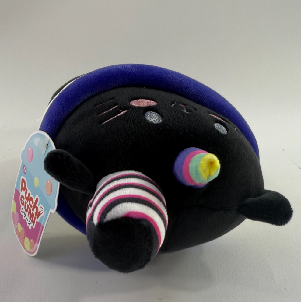 Puchi Gumi 7" Series 1 Midnight Magic Emo Boba Kitty Plush with Tags