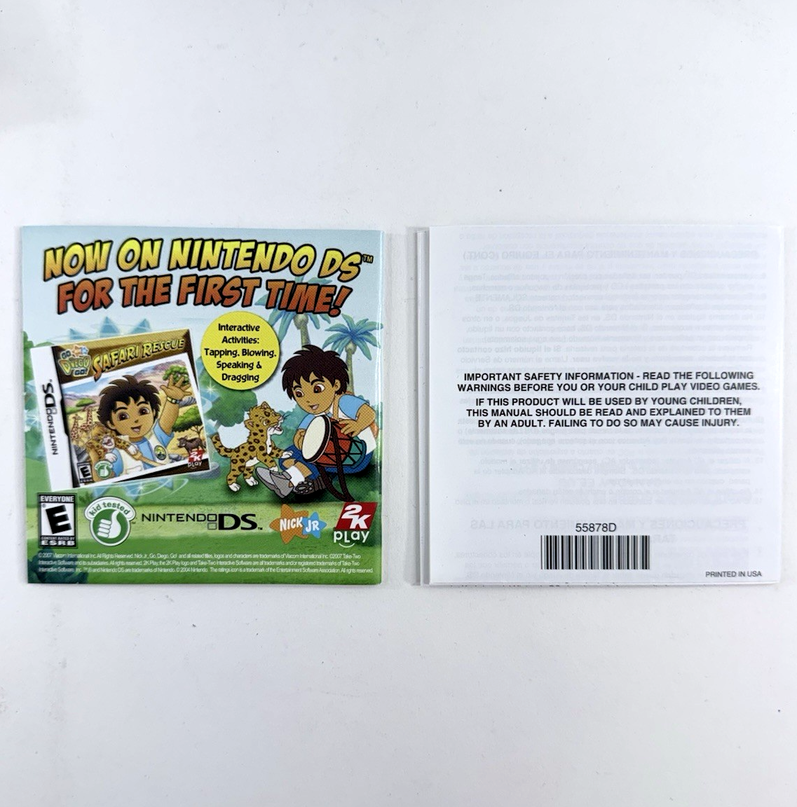 Dora Saves the Mermaids & Diego: The Great Dinosaur Rescue (Nintendo DS Games)