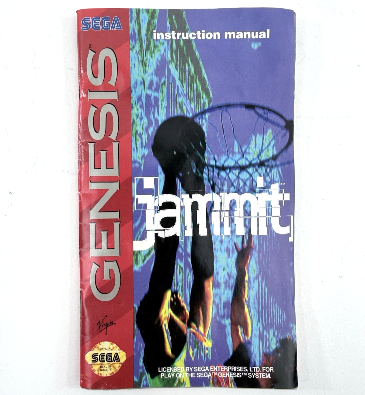 Jammit (Sega Genesis, 1994) Game, Case, and Manual - Tested and Working