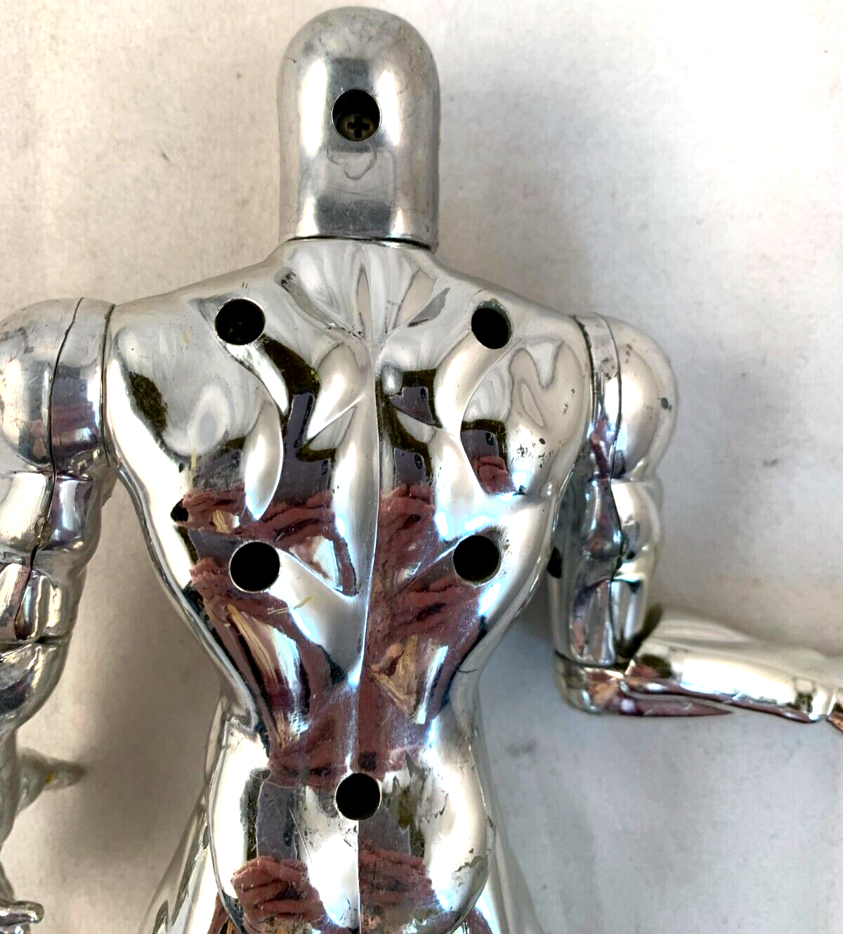 ToyBiz 1994 Fantastic Four Silver Surfer Loose 10" Chrome Finish Action Figure