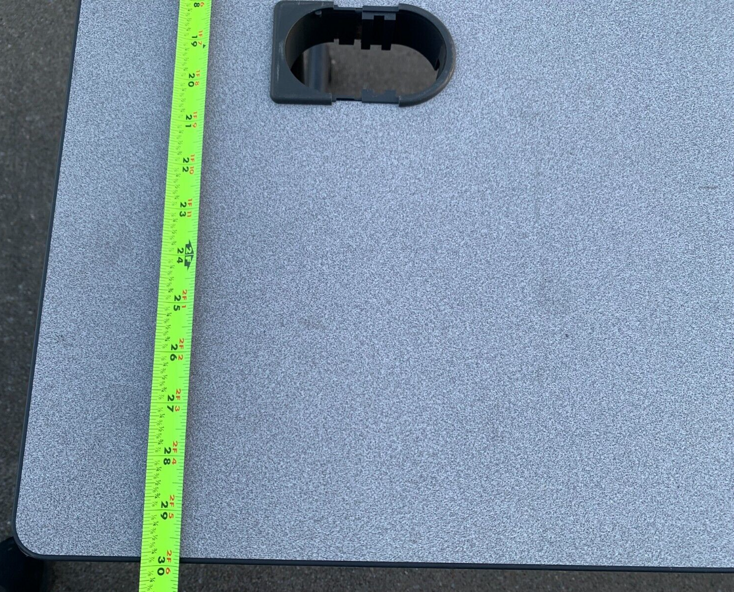 72"x30" Training Room Workstation Table with Lockable Wheels