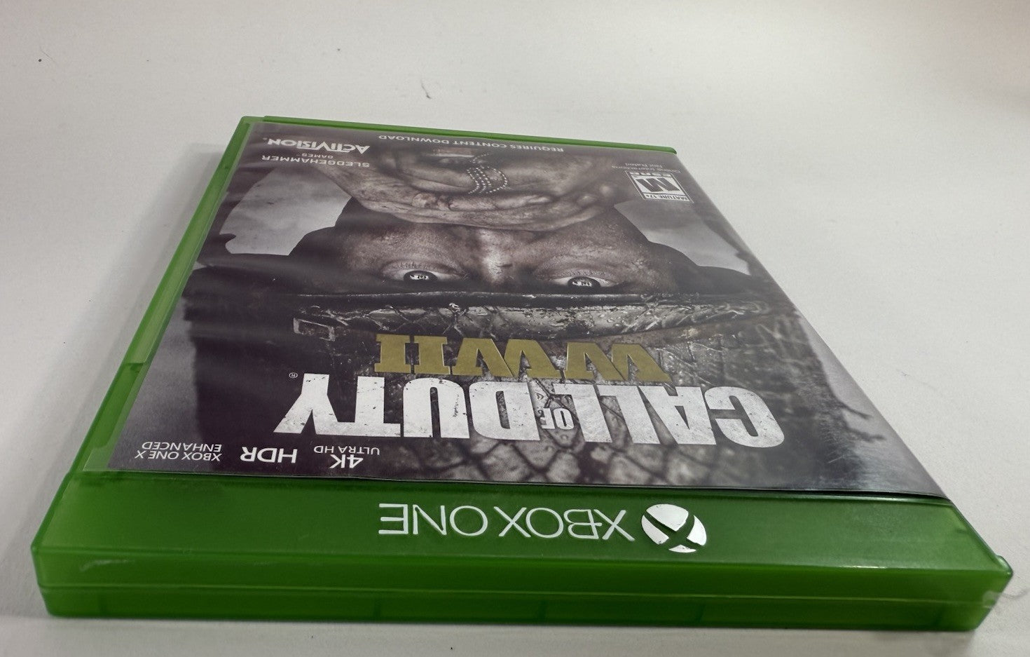 Call of Duty: WWII (Microsoft Xbox One, 2017) Game Case Insert - Tested