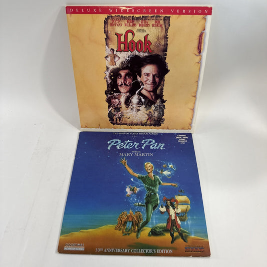 Hook Deluxe Edition (Laserdisc Bundle) Peter Pan 30th Anniversary Ed. - Tested